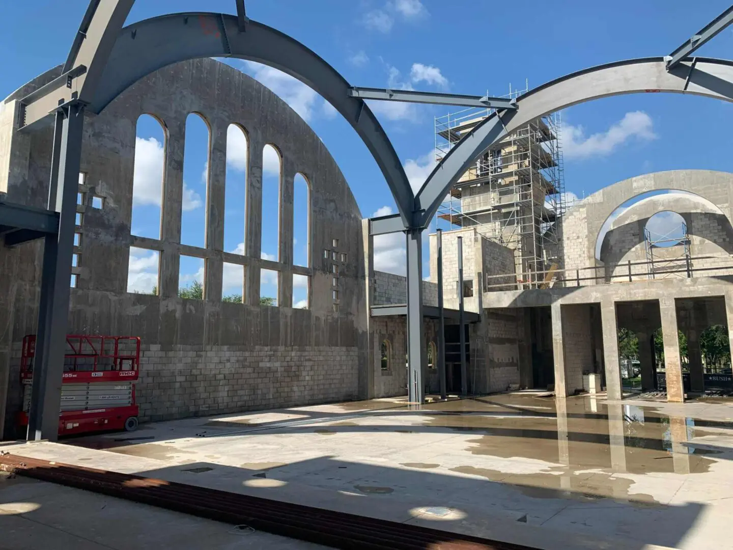 Church Construction building outside view